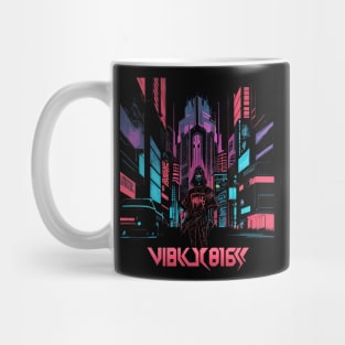 Cyberpunk City Hacker Mug